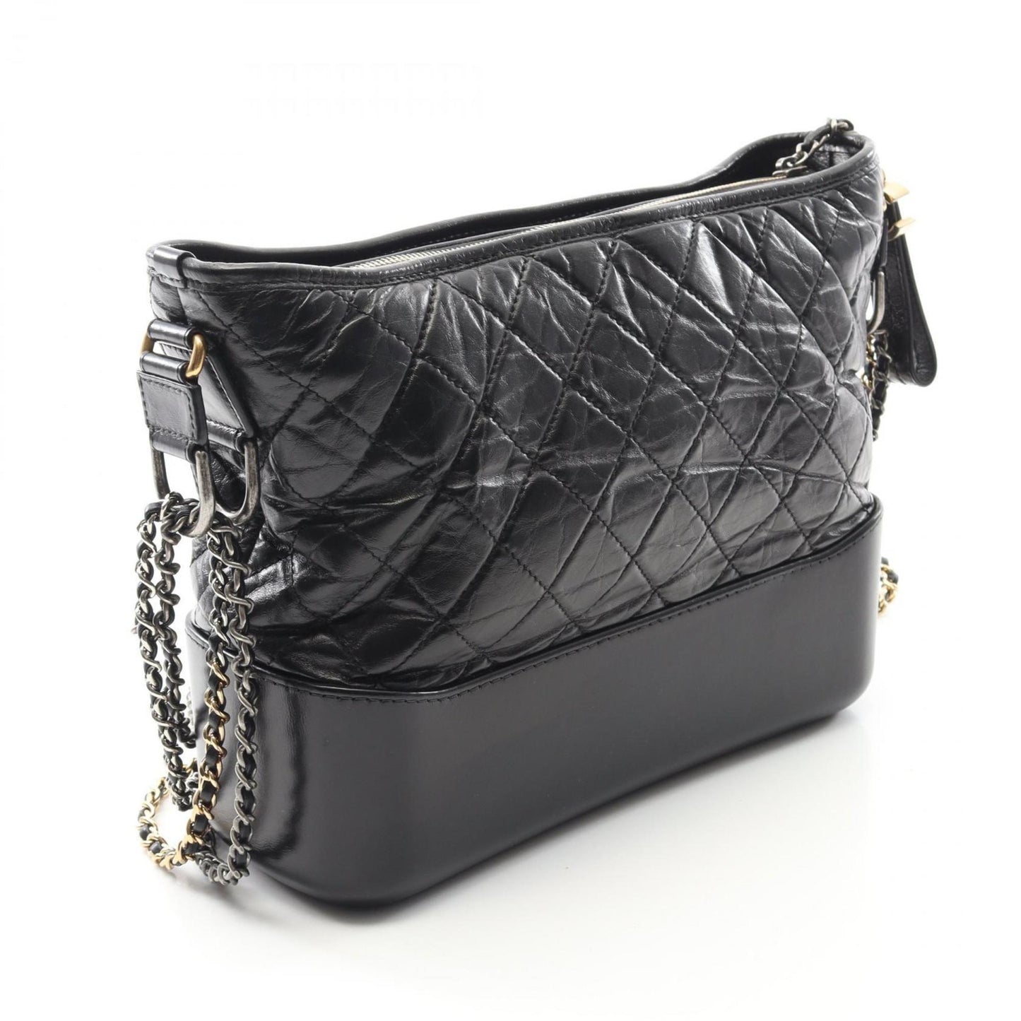 Chanel Black Leather Gabrielle