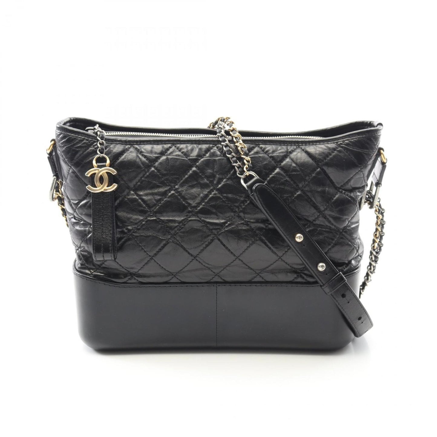 Chanel Black Leather Gabrielle