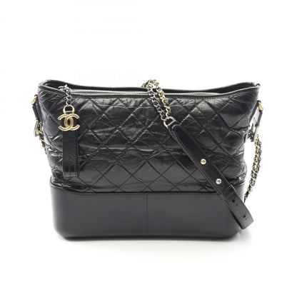 Chanel Black Leather Gabrielle