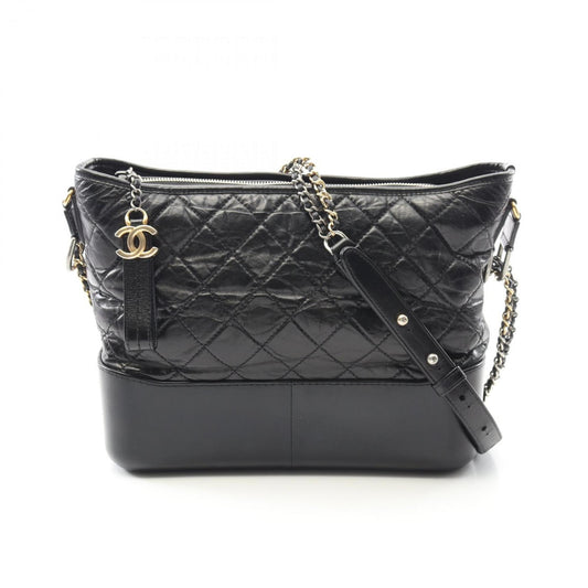 Chanel Black Leather Gabrielle
