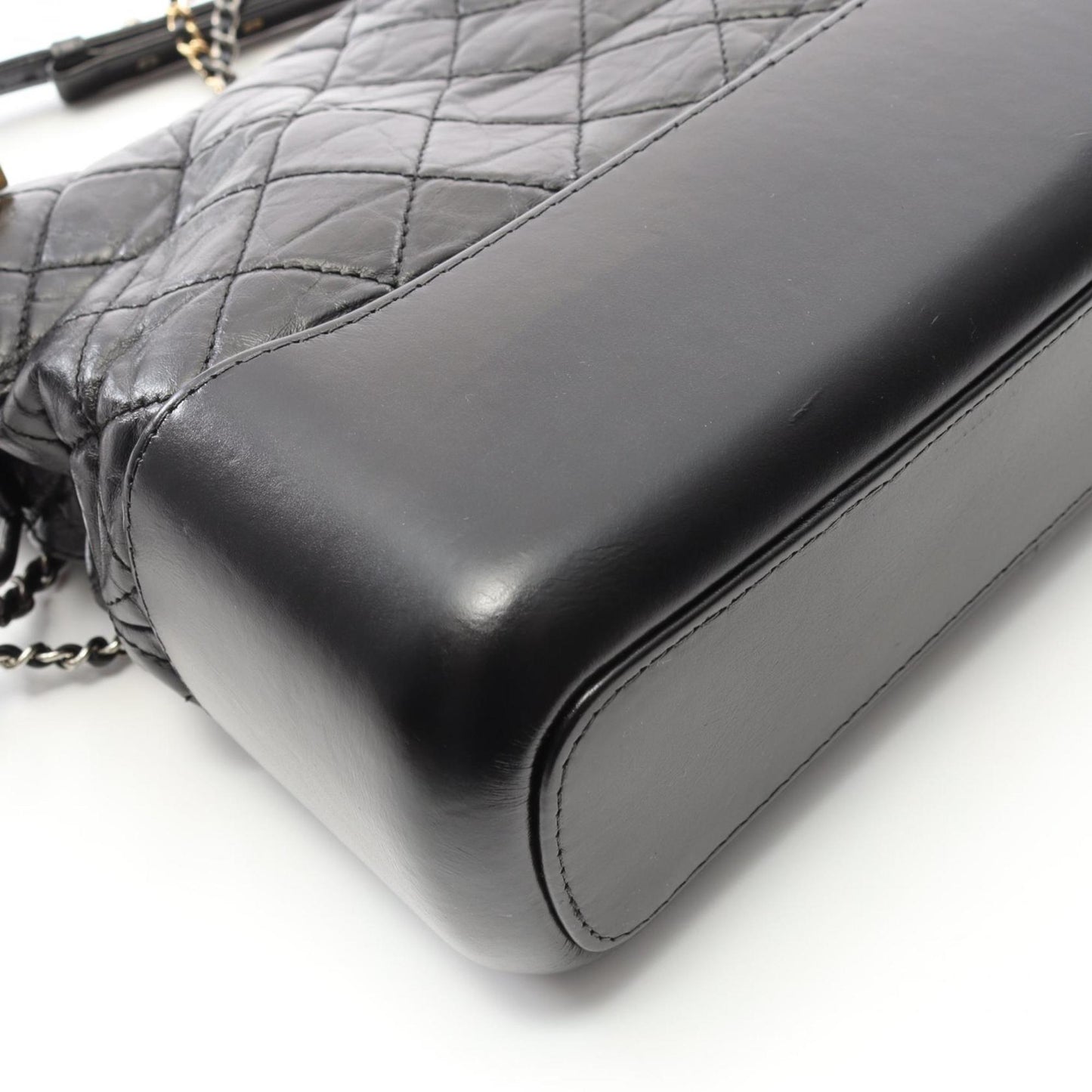 Chanel Black Leather Gabrielle