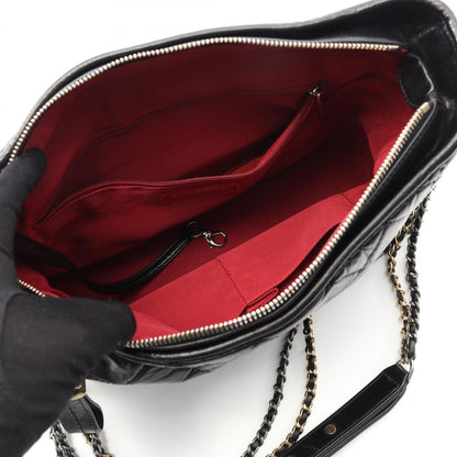 Chanel Black Leather Gabrielle