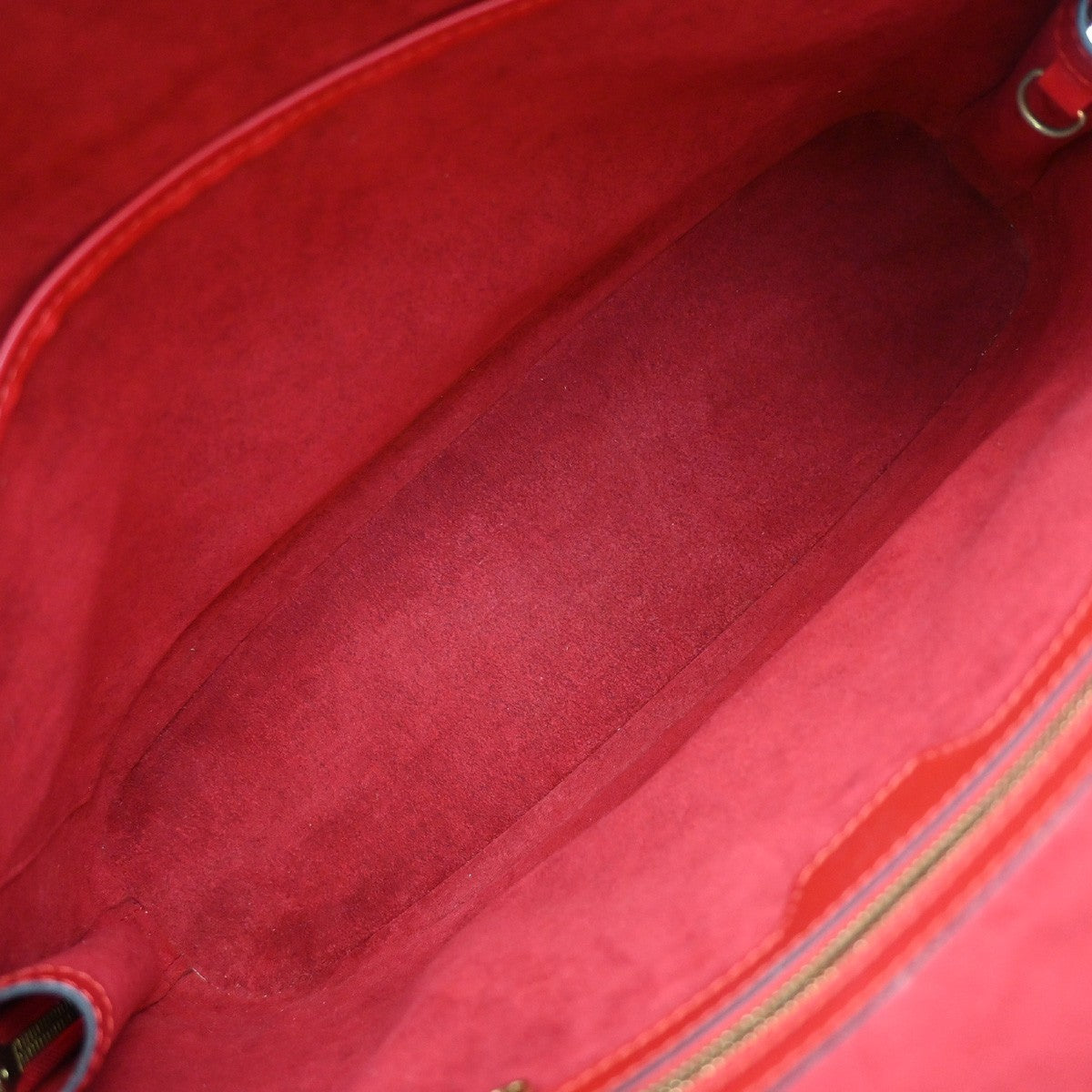 Louis Vuitton Red Leather Lussac Handbag