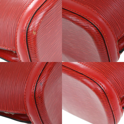 Louis Vuitton Red Leather Lussac Handbag