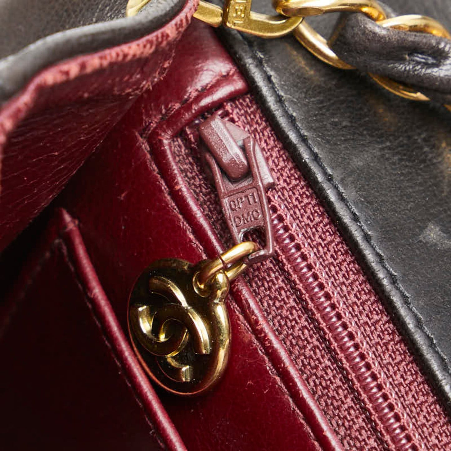 Chanel Brown Leather Diana