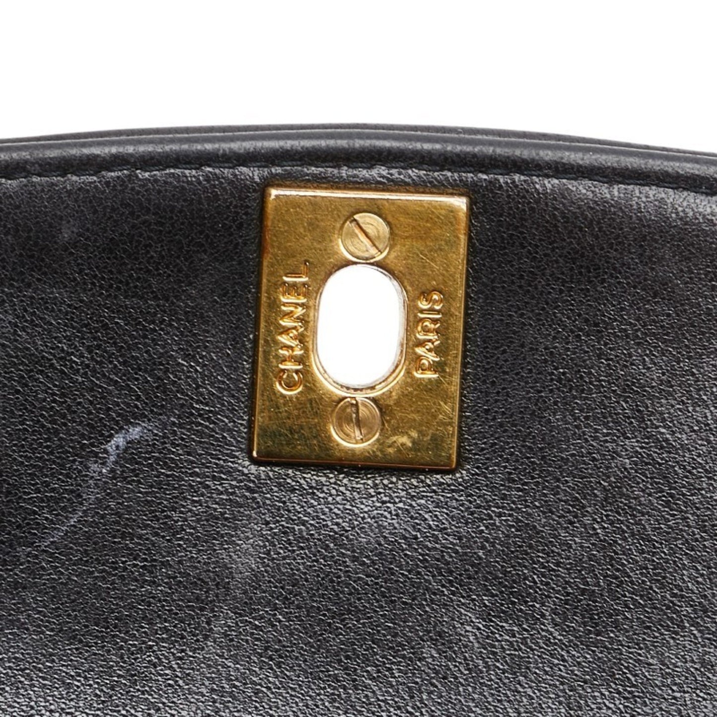Chanel Brown Leather Diana