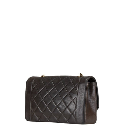 Chanel Brown Leather Diana