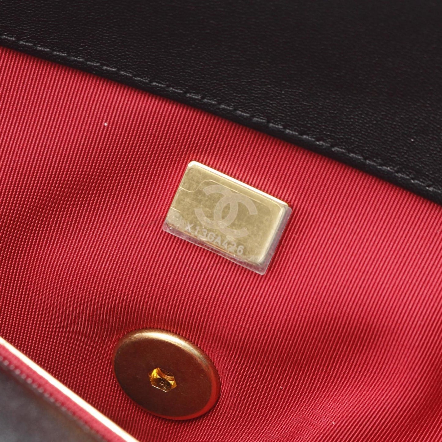 Chanel Black Leather Chanel 19
