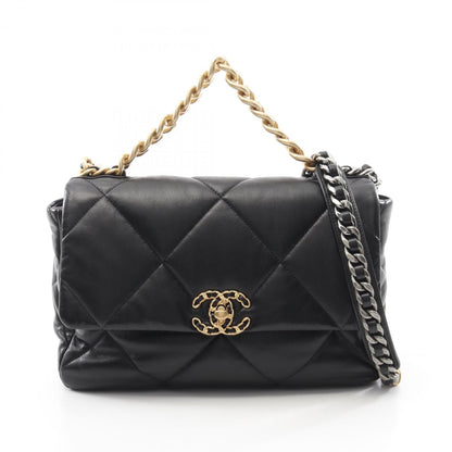 Chanel Black Leather Chanel 19