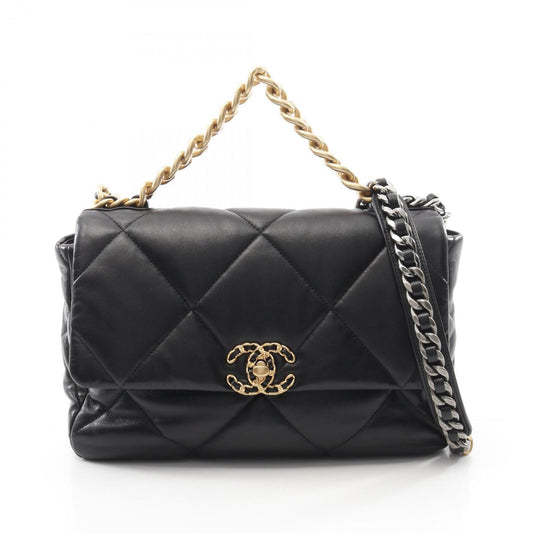 Chanel Black Leather Chanel 19