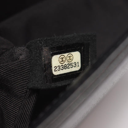 Chanel Black Leather Wallet On Chain Boy