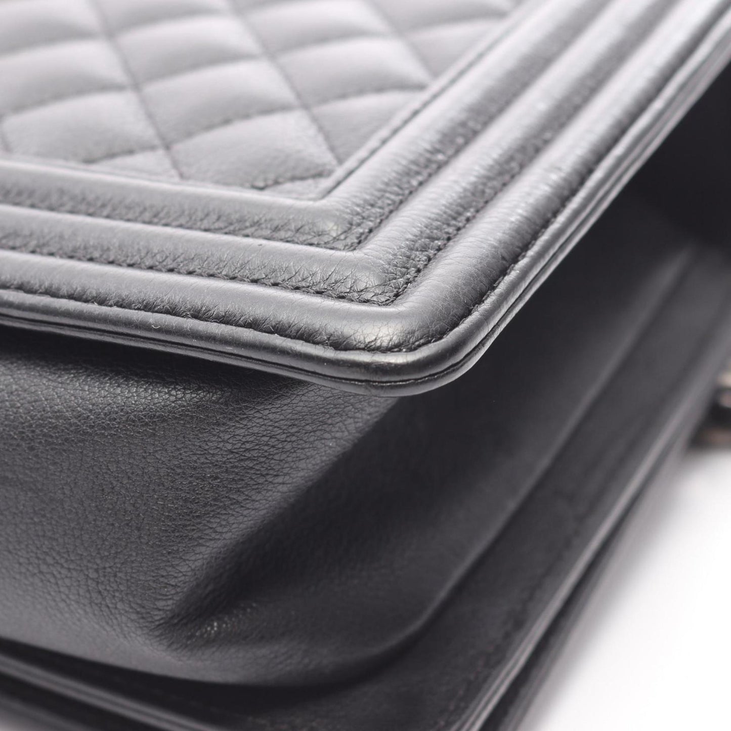 Chanel Black Leather Wallet On Chain Boy