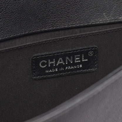 Chanel Black Leather Wallet On Chain Boy