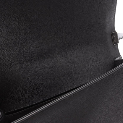 Chanel Black Leather Wallet On Chain Boy