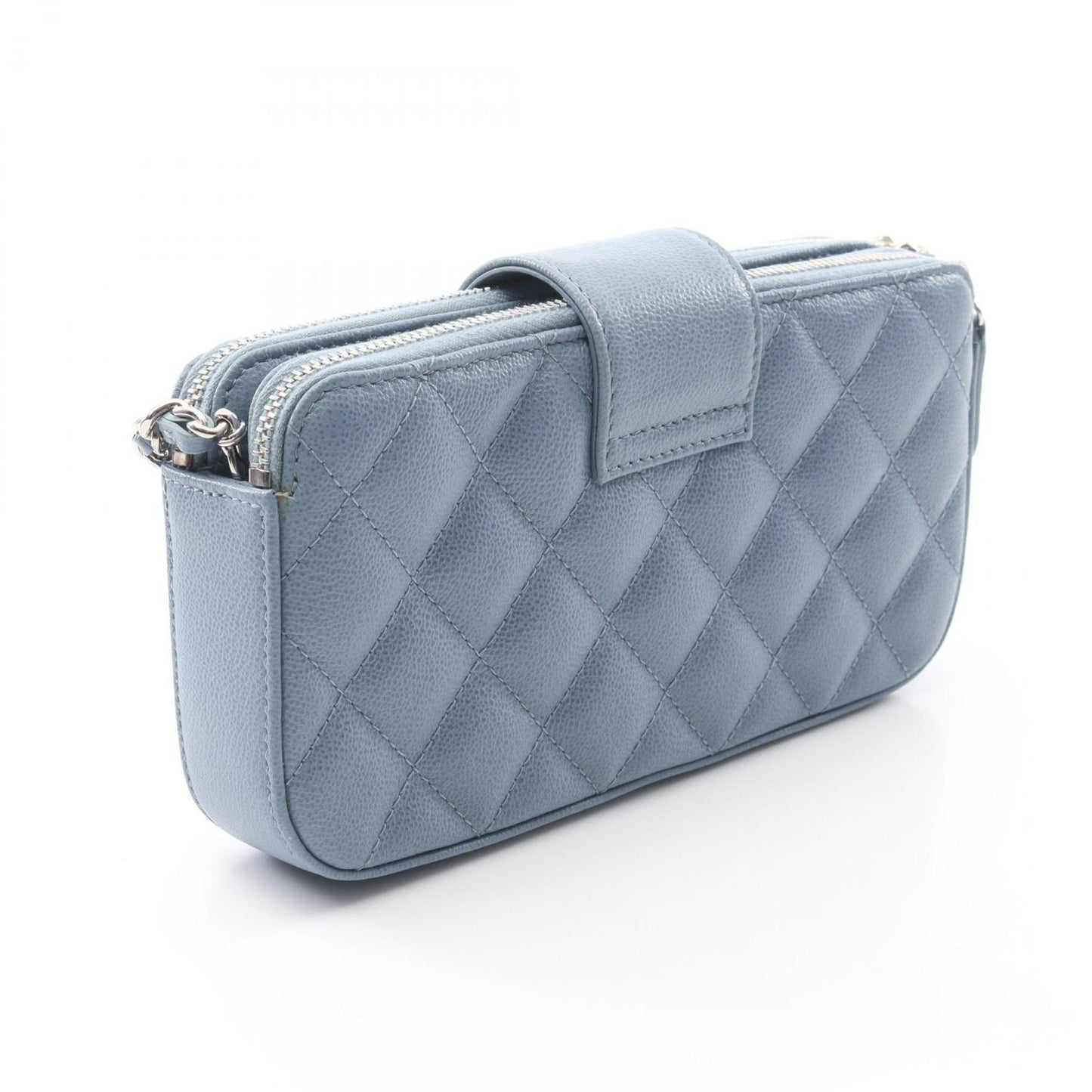 Chanel Blue Leather -