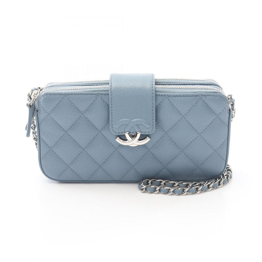 Chanel Blue Leather -