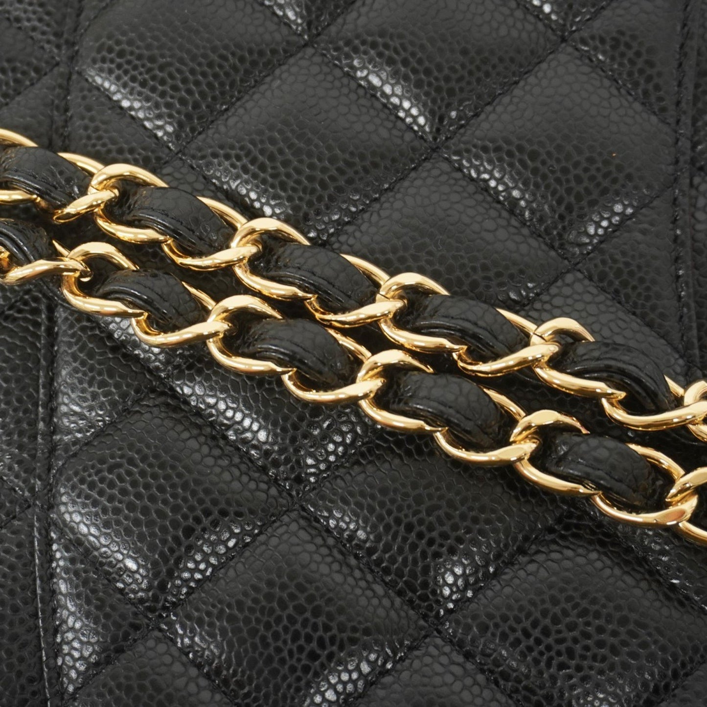 Chanel Black Leather Timeless