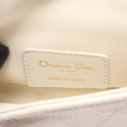 Dior White Leather 30 Montaigne