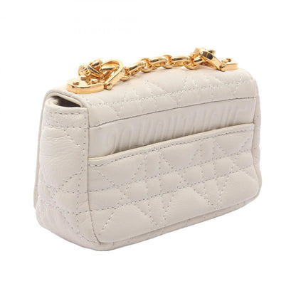 Dior White Leather 30 Montaigne