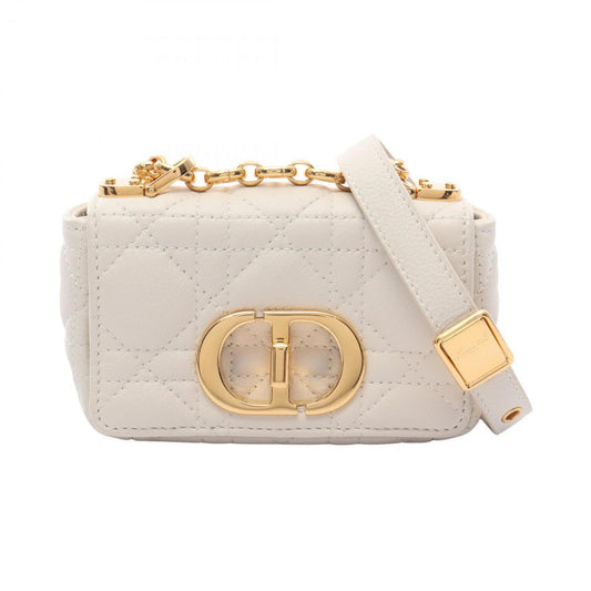 Dior White Leather 30 Montaigne