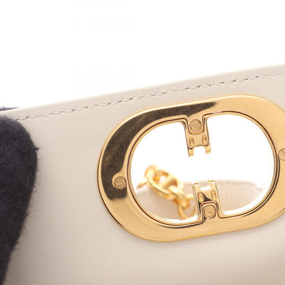 Dior White Leather 30 Montaigne