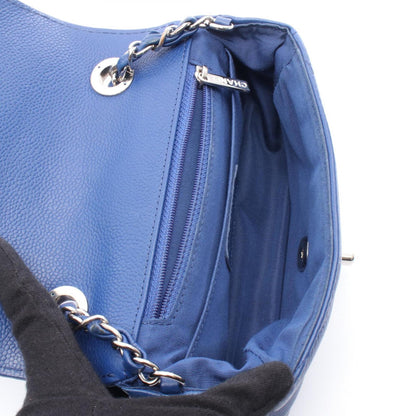 Chanel Blue Leather Chevron