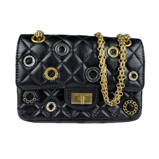 Chanel Black Leather 2,55