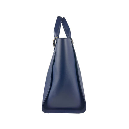 Chanel Blue Leather Deauville