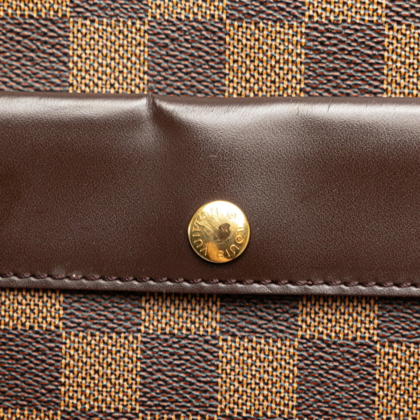 Louis Vuitton Brown Canvas, Leather Aubagne