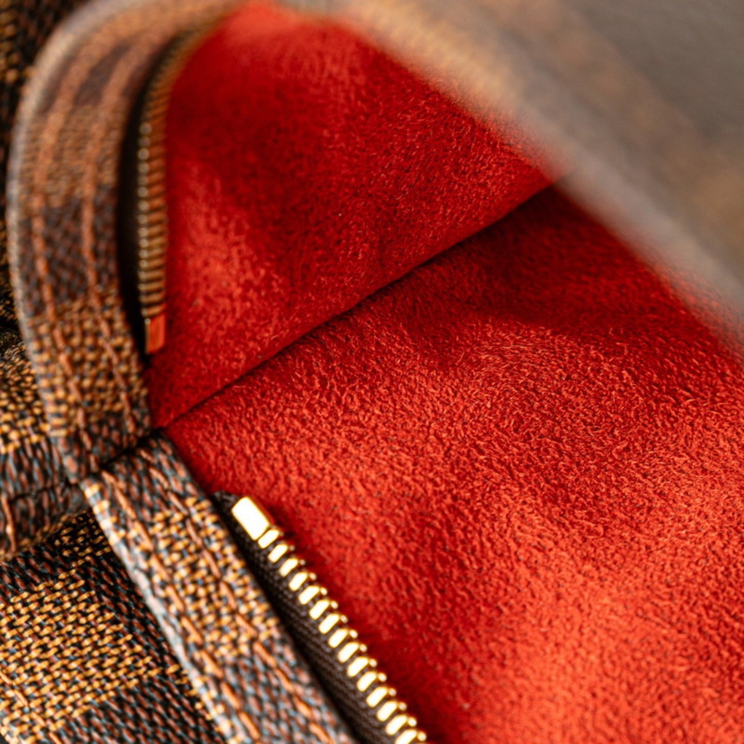 Louis Vuitton Brown Canvas, Leather Aubagne