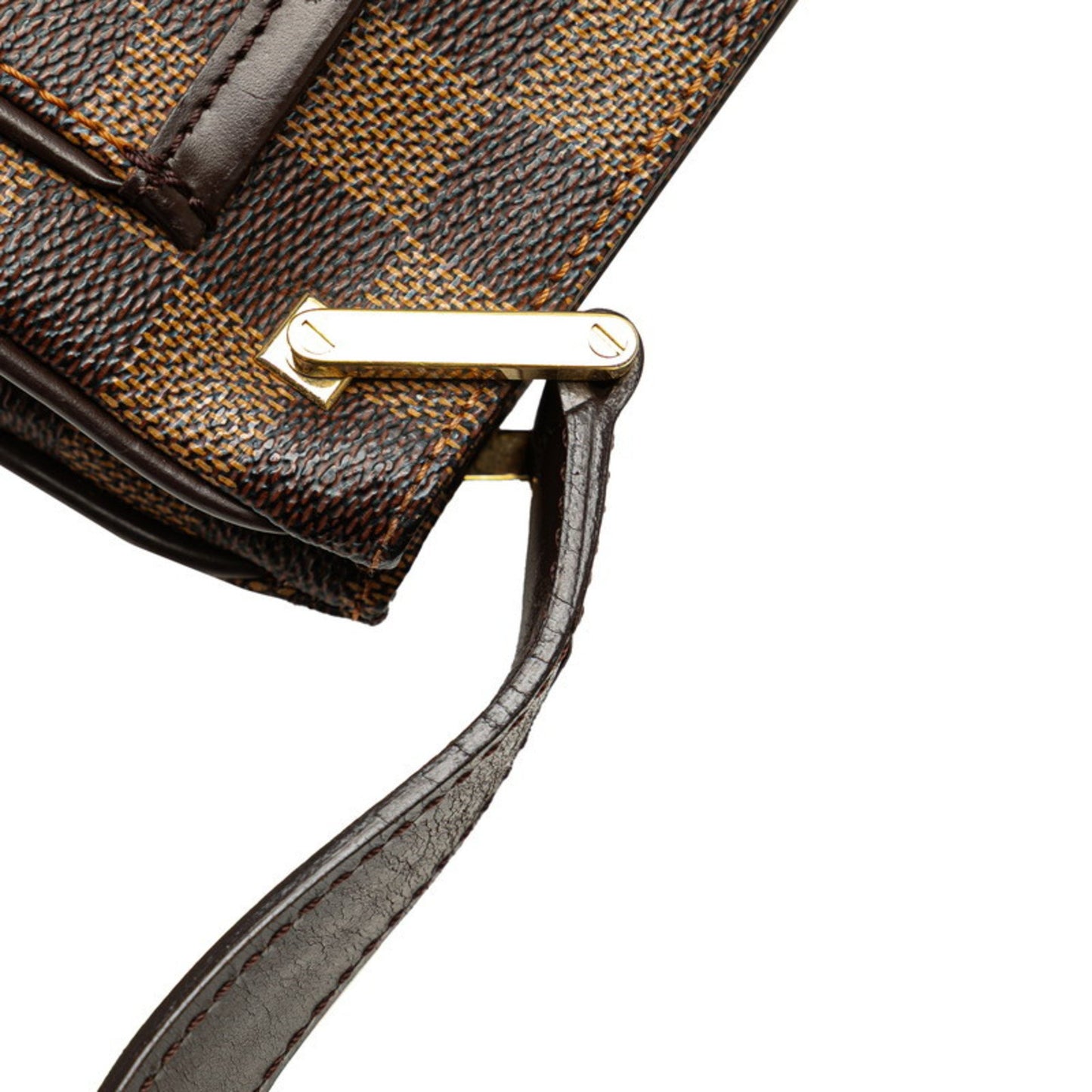 Louis Vuitton Brown Canvas, Leather Aubagne