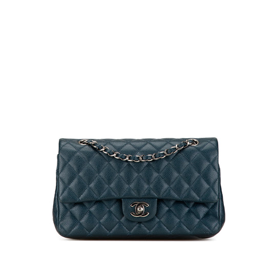 Chanel Medium Classic Caviar Double Flap (20943)