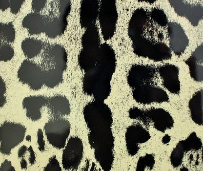 Dolce & Gabbana White Leopard Pattern Leather Ebook Cover Tablet Case