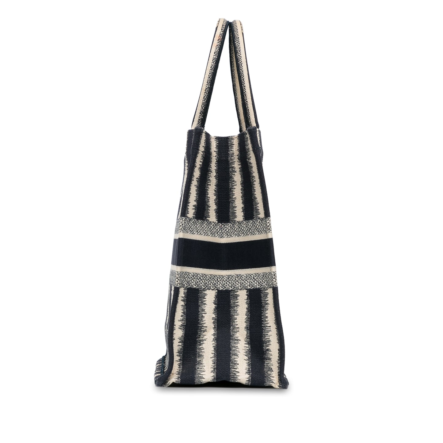 Dior Large Striped Book Tote
