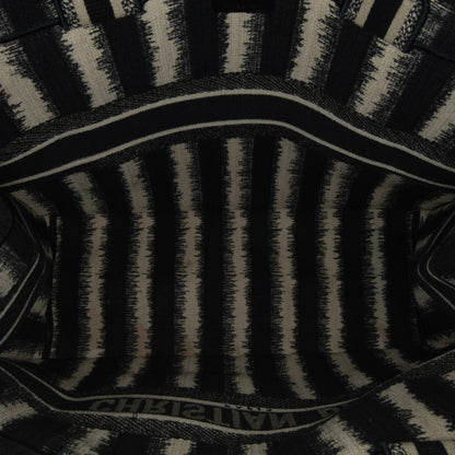 Dior Large Striped Book Tote