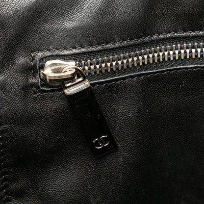 Chanel Cc Camellia No. 5 Choco Bar Canvas Tote