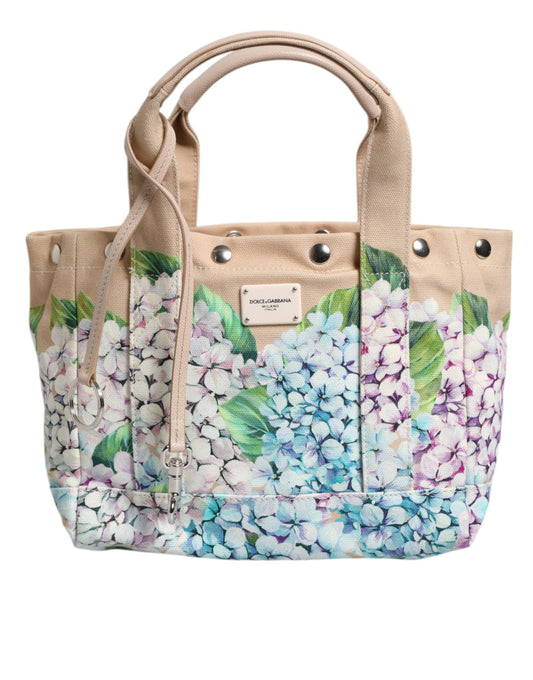 Dolce & Gabbana Multicolor Floral Canvas Tania Top Handle Tote Bag