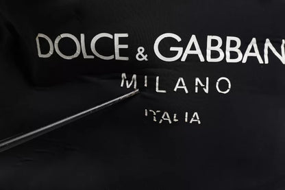 Dolce & Gabbana Black Neoprene Nylon Dg Logo School Backpack Bag