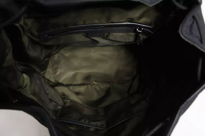 Dolce & Gabbana Black Neoprene Nylon Dg Logo School Backpack Bag