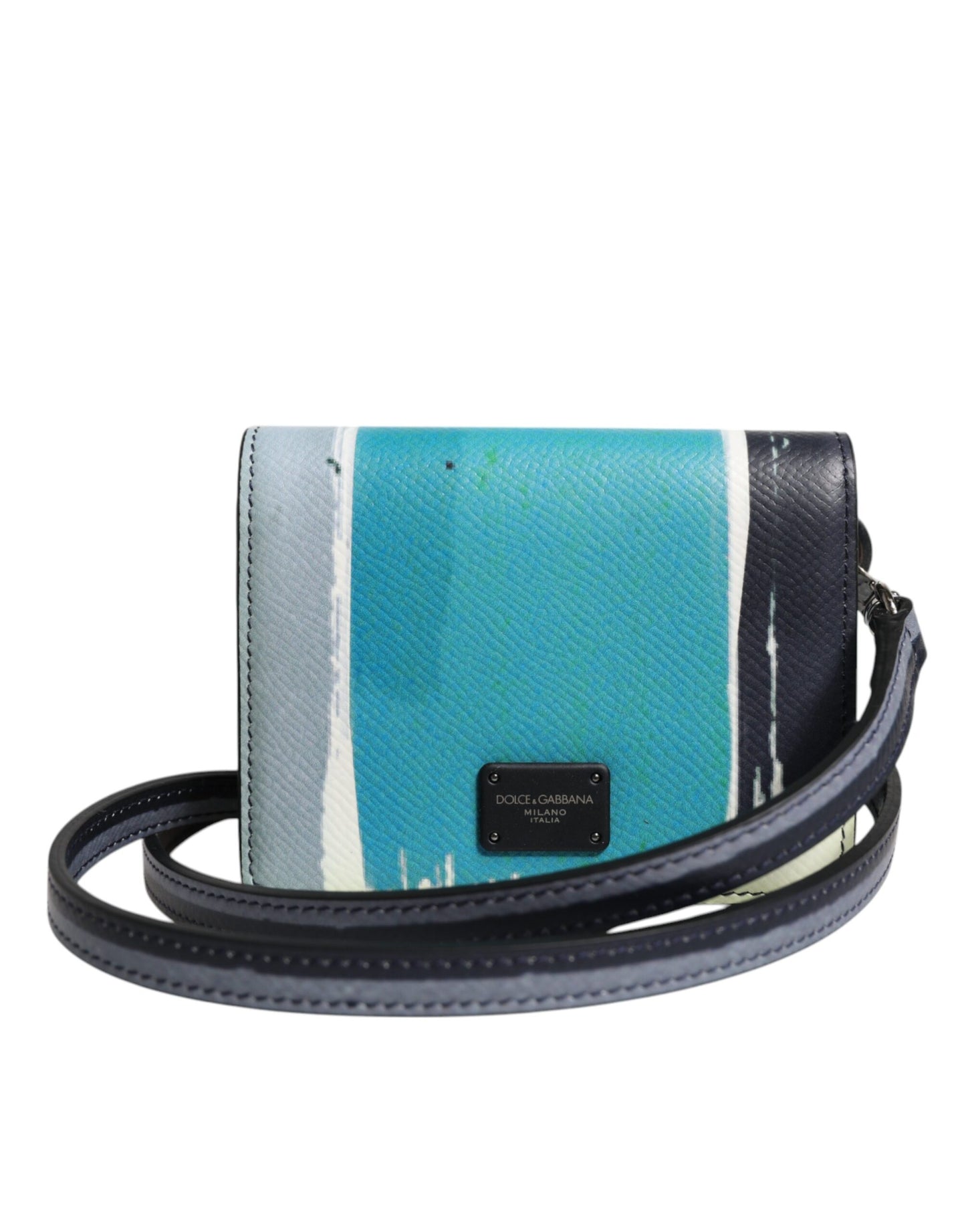 Dolce & Gabbana Multicolor Leather Dg Logo Bifold Card Holder Wallet