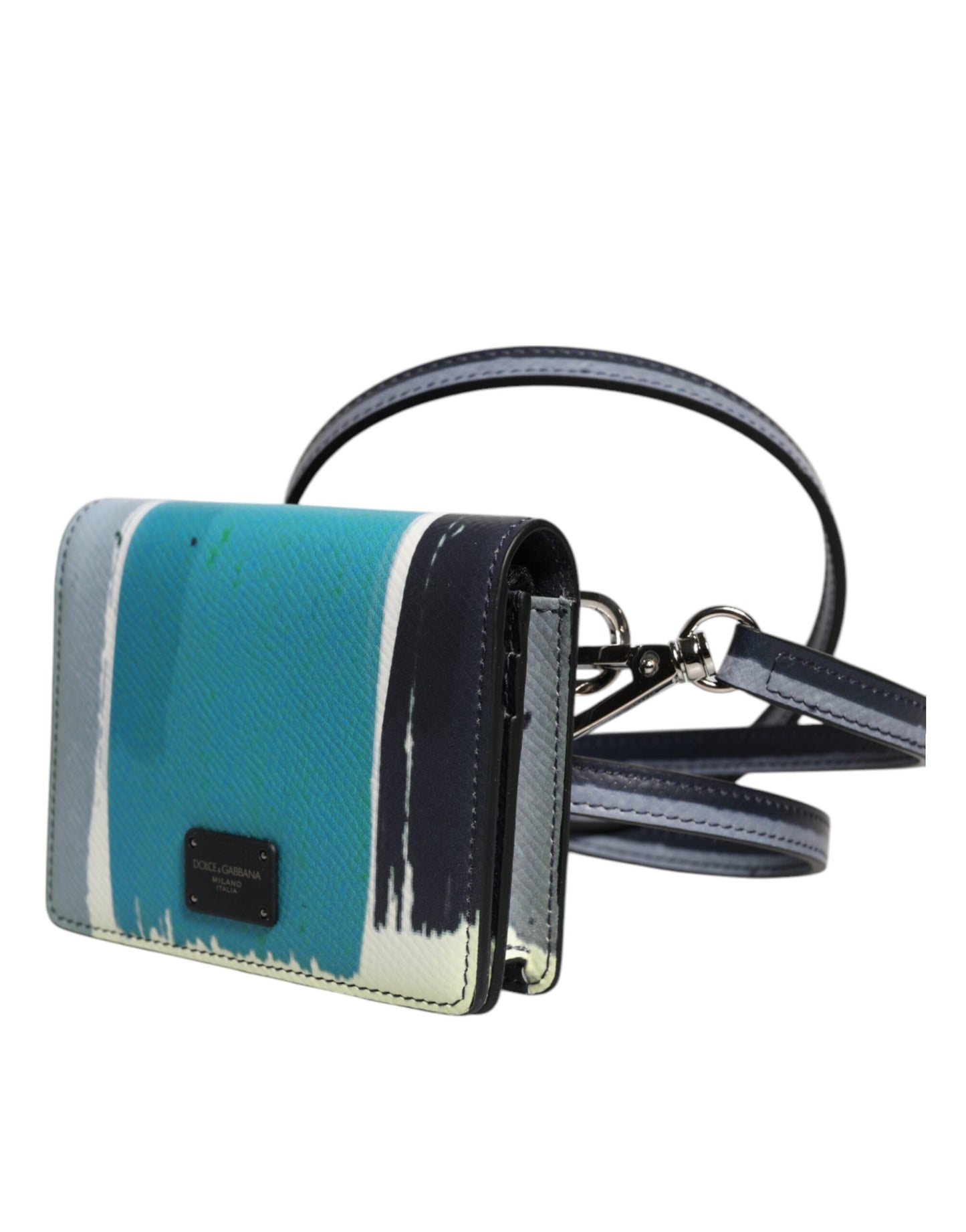 Dolce & Gabbana Multicolor Leather Dg Logo Bifold Card Holder Wallet