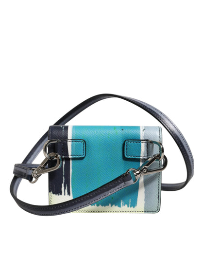 Dolce & Gabbana Multicolor Leather Dg Logo Bifold Card Holder Wallet