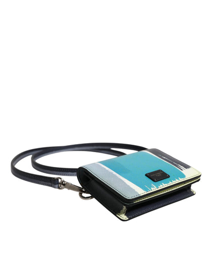 Dolce & Gabbana Multicolor Leather Dg Logo Bifold Card Holder Wallet