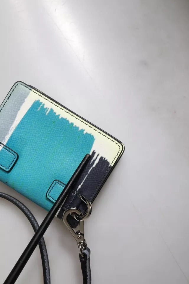 Dolce & Gabbana Multicolor Leather Dg Logo Bifold Card Holder Wallet