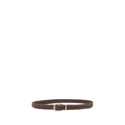 Braided stretch leather Belt