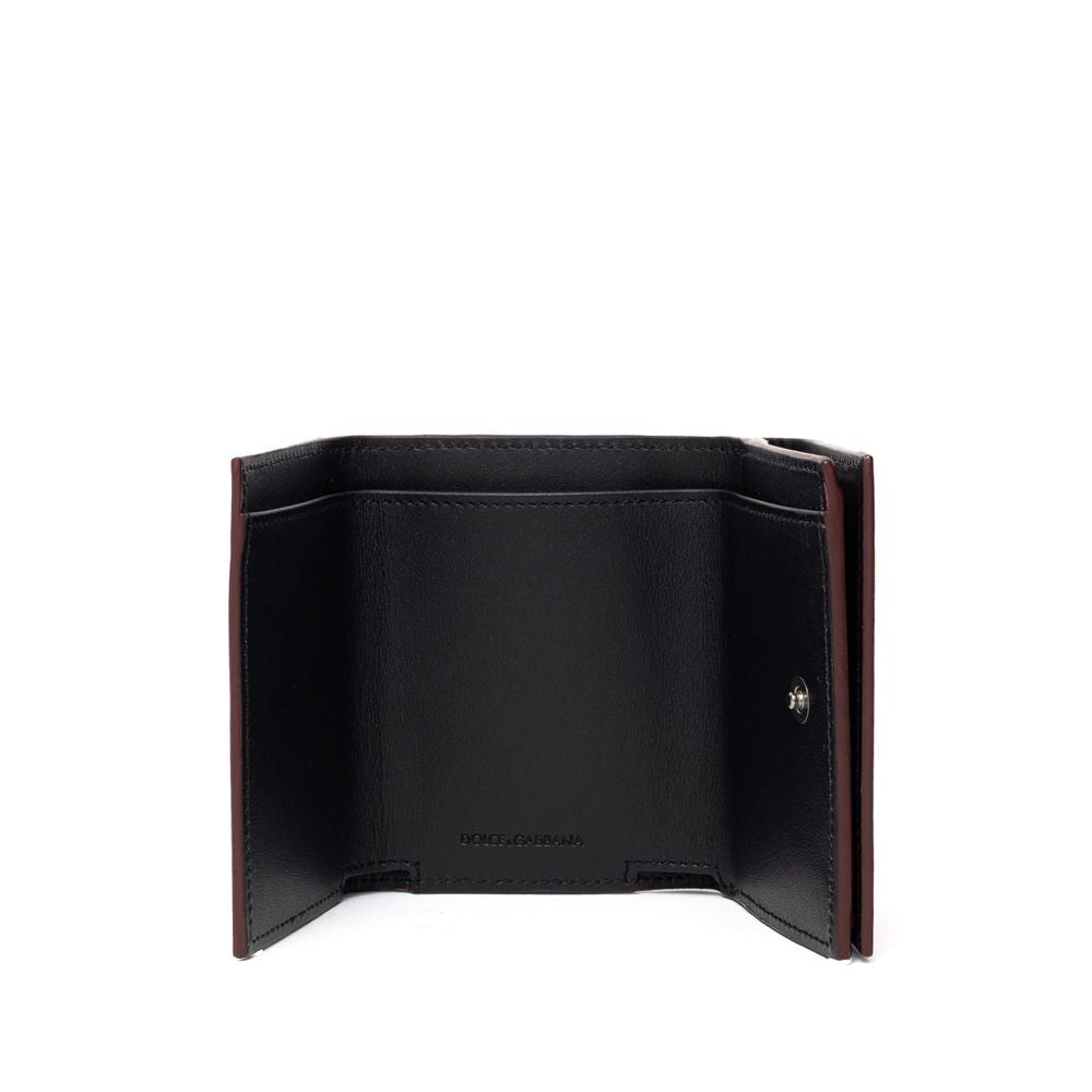 Red Leather Di Calfskin Wallet