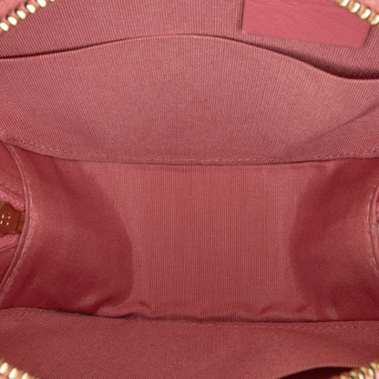 Chanel Cc Quilted Lambskin Pearl Crush Round Clutch With Chain