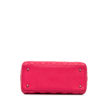 Dior Medium Lambskin Cannage Lady Dior