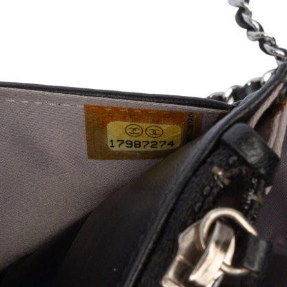Chanel Camellia Embossed Lambskin Wallet On Chain