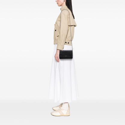 Chanel Camellia Embossed Lambskin Wallet On Chain